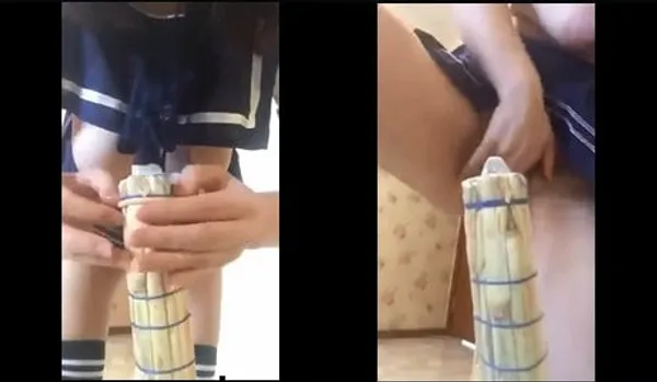 Hết móc áo em chơi đến chổi